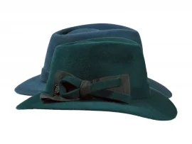 Haarfilzhut Fedora City mit Filzgarnitur