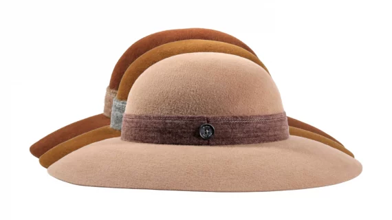 Damenhut Cloche Velours "Folly Ribon"