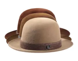 Fedora Velours „Folly Ribon“ Shapable – handgefertigt in der Schweiz