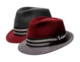 Haarfilzhut Trilby 2 Pieces, Velours/mele