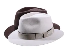Haarfilzhut Fedora Traveler-Style "Winter Melange"