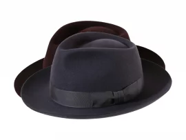 Haarfilzhut Fedora mit Klapprand wird zum Bogart