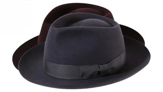 Haarfilzhut Fedora mit Klapprand wird zum Bogart