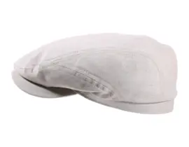 Schiebermütze Baumwolle Beige