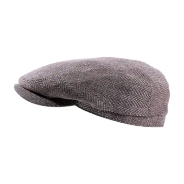 Schiebermütze Fischgrat Wolle