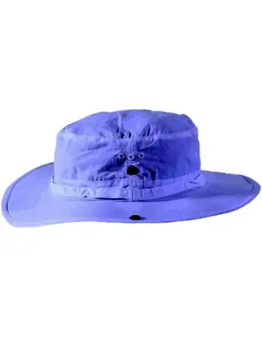 Weißer Fischerhut Bob mit UV-Schutz und Kinnband