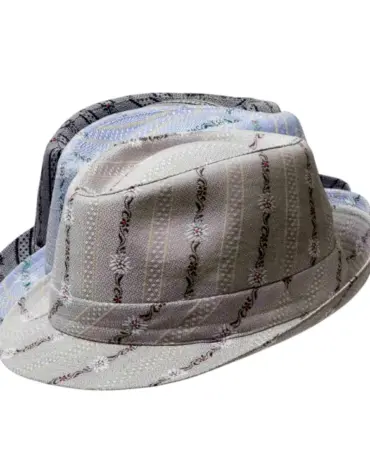 Sommerhut Edelweiss Trilby mit Edelweissmuster