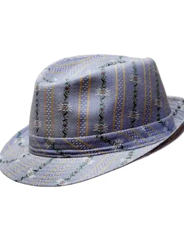 Sommerhut Edelweiss Trilby mit Edelweissmuster