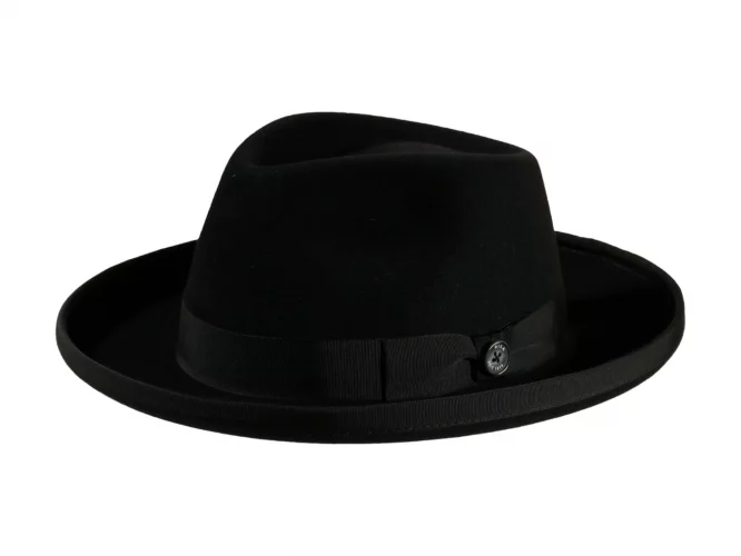 Haarfilzhut Fedora mit eingefassten Aufschlag – Bild 11