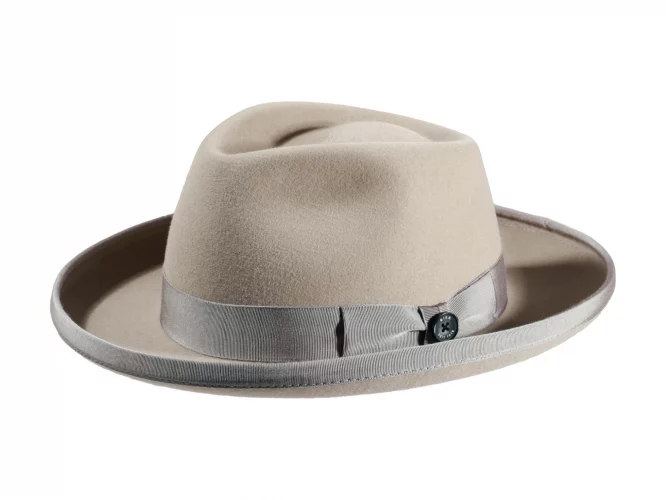 Haarfilzhut Fedora mit eingefassten Aufschlag – Bild 2