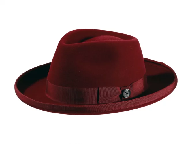 Haarfilzhut Fedora mit eingefassten Aufschlag – Bild 8