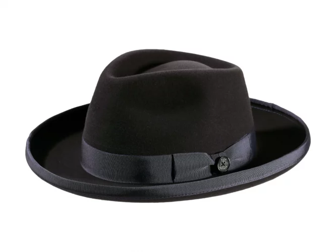 Haarfilzhut Fedora mit eingefassten Aufschlag – Bild 6