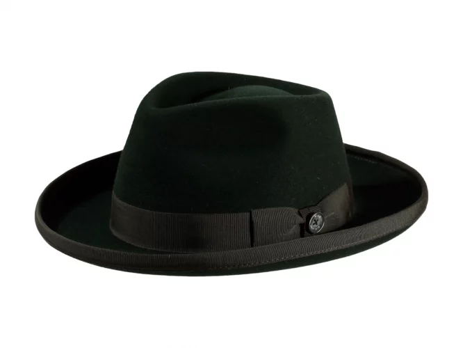 Haarfilzhut Fedora mit eingefassten Aufschlag – Bild 5