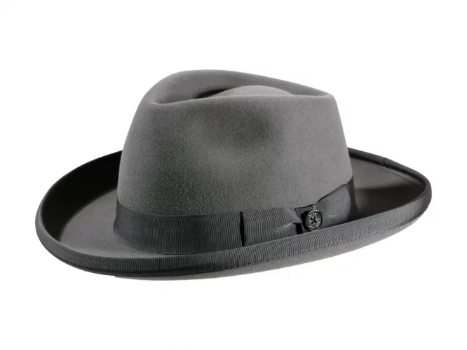Haarfilzhut Fedora mit eingefassten Aufschlag – Bild 4