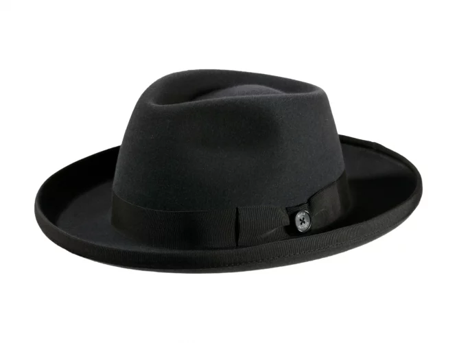 Haarfilzhut Fedora mit eingefassten Aufschlag – Bild 3