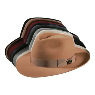 Bogart Fedora Haarfilz Klapprand handgefertigt Schweiz