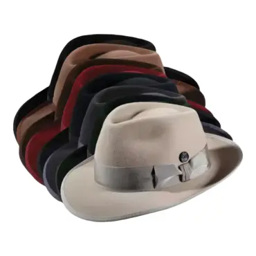 Bogart Fedora Haarfilzhut mit Klapprand – handgefertigt in der Schweiz