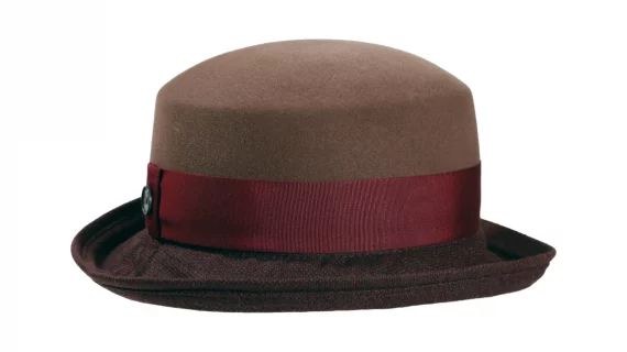 Damen Haarfilzhut mit Wollkrempe