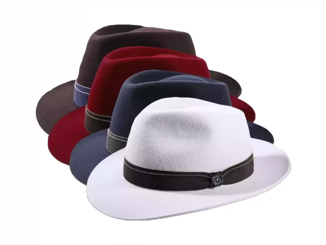 Filzhut Fedora Bogart "Great-Grosgrain"