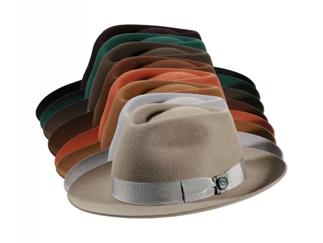 Filzhut Fedora mit Klapprand und imprägniert