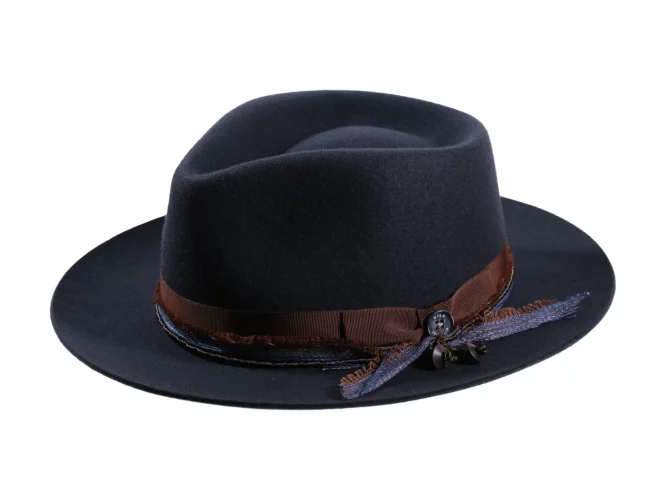 Filzhut Fedora "Ebony-Pearl" – Bild 4