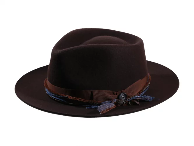 Filzhut Fedora "Ebony-Pearl" – Bild 3