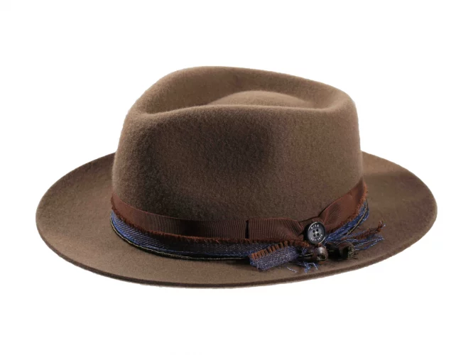 Filzhut Fedora "Ebony-Pearl" – Bild 2