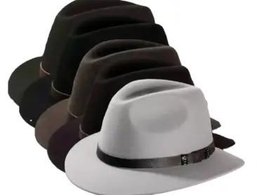 Traveler Filzhut waterproof & crushable mit Lederband, handgefertigt in der Schweiz