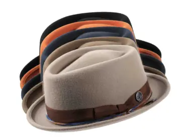 Player Diamant Shape Wollfilzhut „Waxed Ribbon“, handgefertigt in der Schweiz