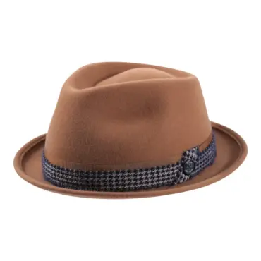 Player Wollfilz „Mohair Pied de Poule“ – Handarbeit Schweiz