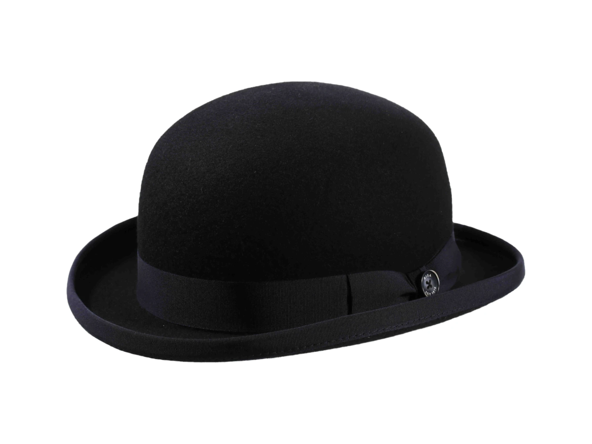 Bowler flacher Filzhut mit Einfassung – Bild 6