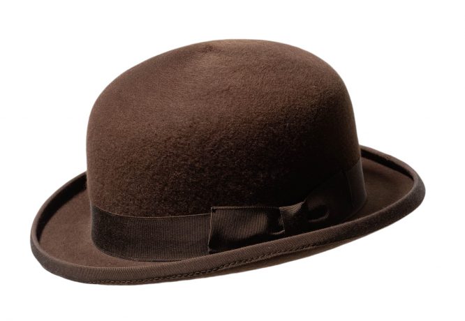 weicher Filzhut Melone / Bowler – Bild 3