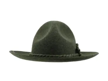 Jägerhut breitrandig mit seitlichem Druckknopf – Handgefertigt in der Schweiz