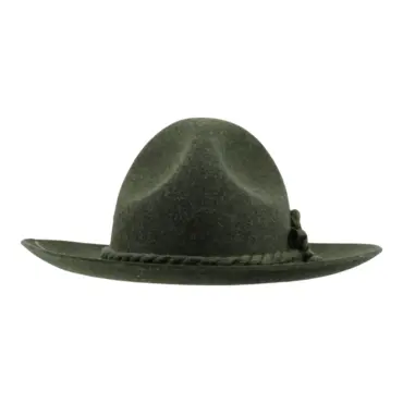 Jägerhut breitrandig mit seitlichem Druckknopf – Handgefertigt in der Schweiz