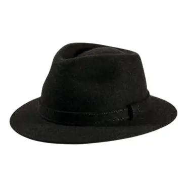 Cityhut aus Wollfilz mit schmaler Krempe, handgefertigt in der Schweiz