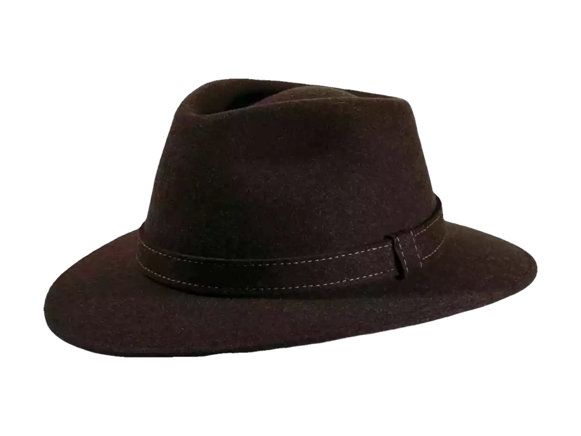 Filzhut City/Traveler meliert mit breitem Rand – Bild 2