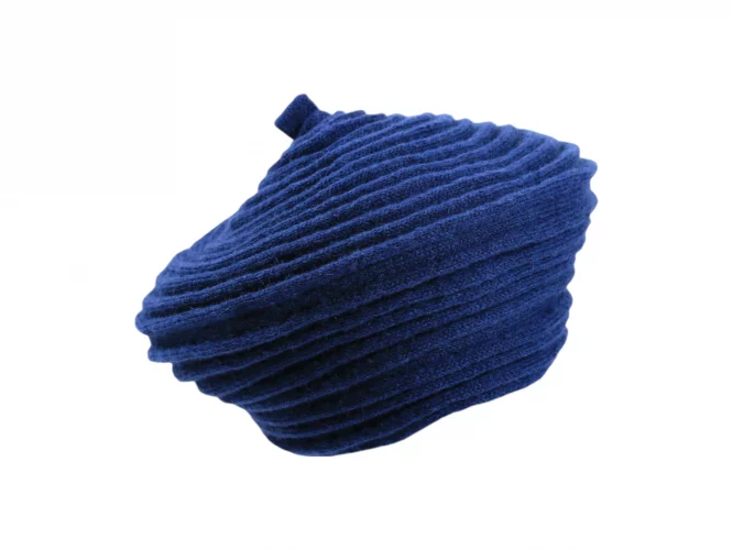 Béret aus Wollbänder – Bild 3