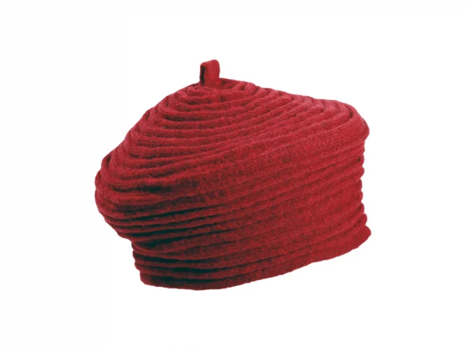 Béret aus Wollbänder – Bild 10