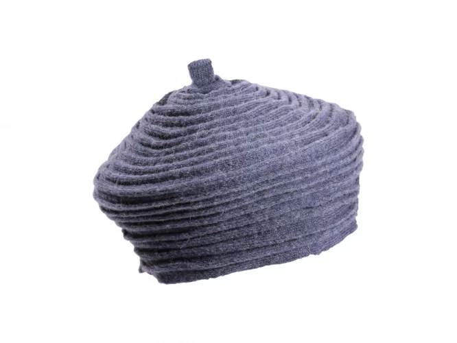 Béret aus Wollbänder – Bild 9