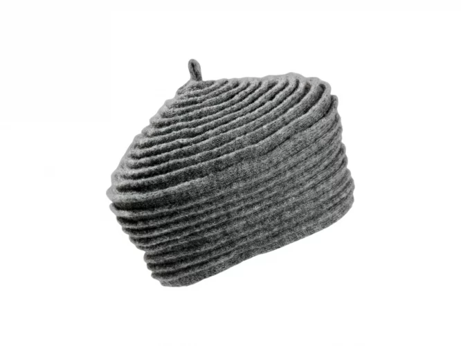 Béret aus Wollbänder – Bild 8
