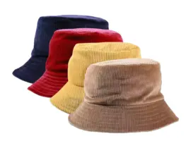 Cord Bucket Hut aus Stoff