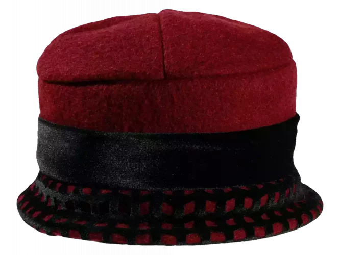 Damenhut Cloche mit Netzrand – Bild 2
