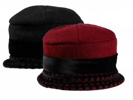 Damenhut Cloche mit Netzrand