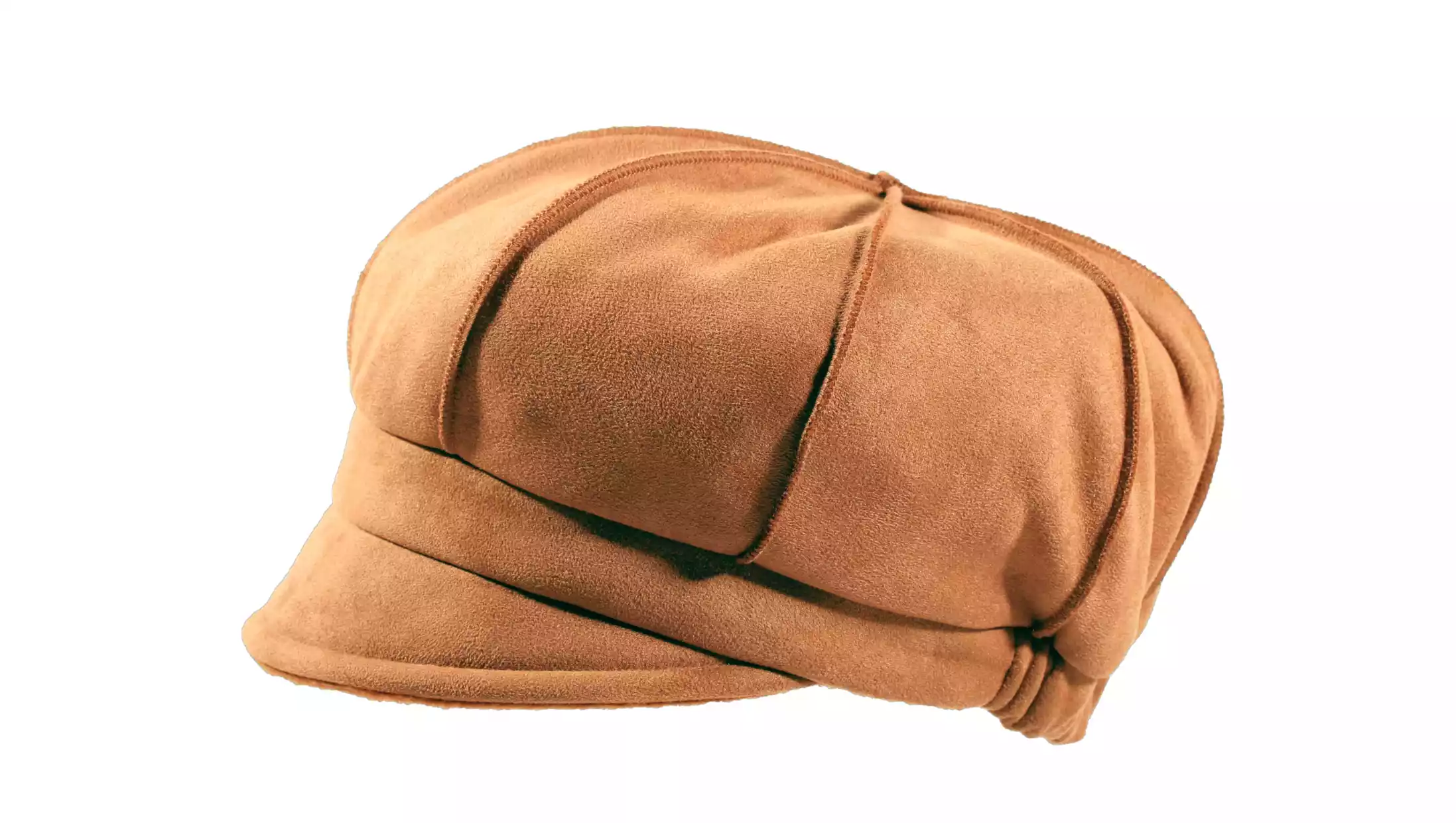 Ballonmütze Alcantara Look – Bild 3