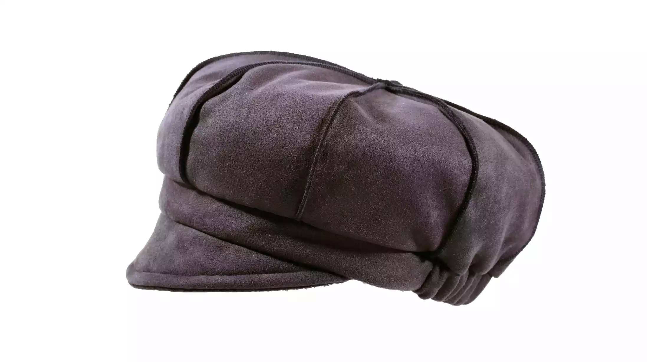 Ballonmütze Alcantara Look – Bild 2