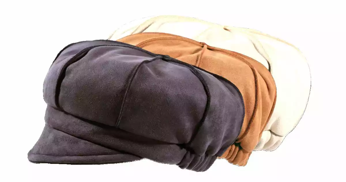 Ballonmütze Alcantara Look