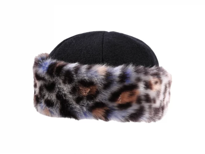 Toque mit Animal Print – Bild 2