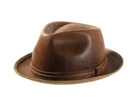 Lederhut Trilby aus Hirsch-Leder "Cervo"