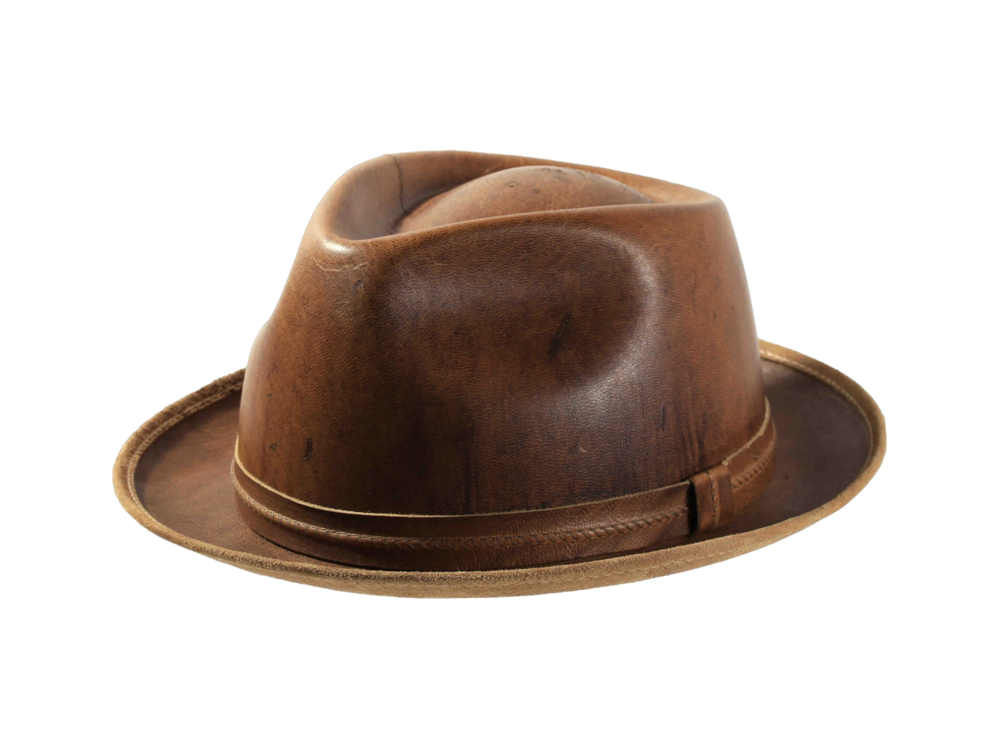 Lederhut Trilby aus Hirsch-Leder "Cervo"
