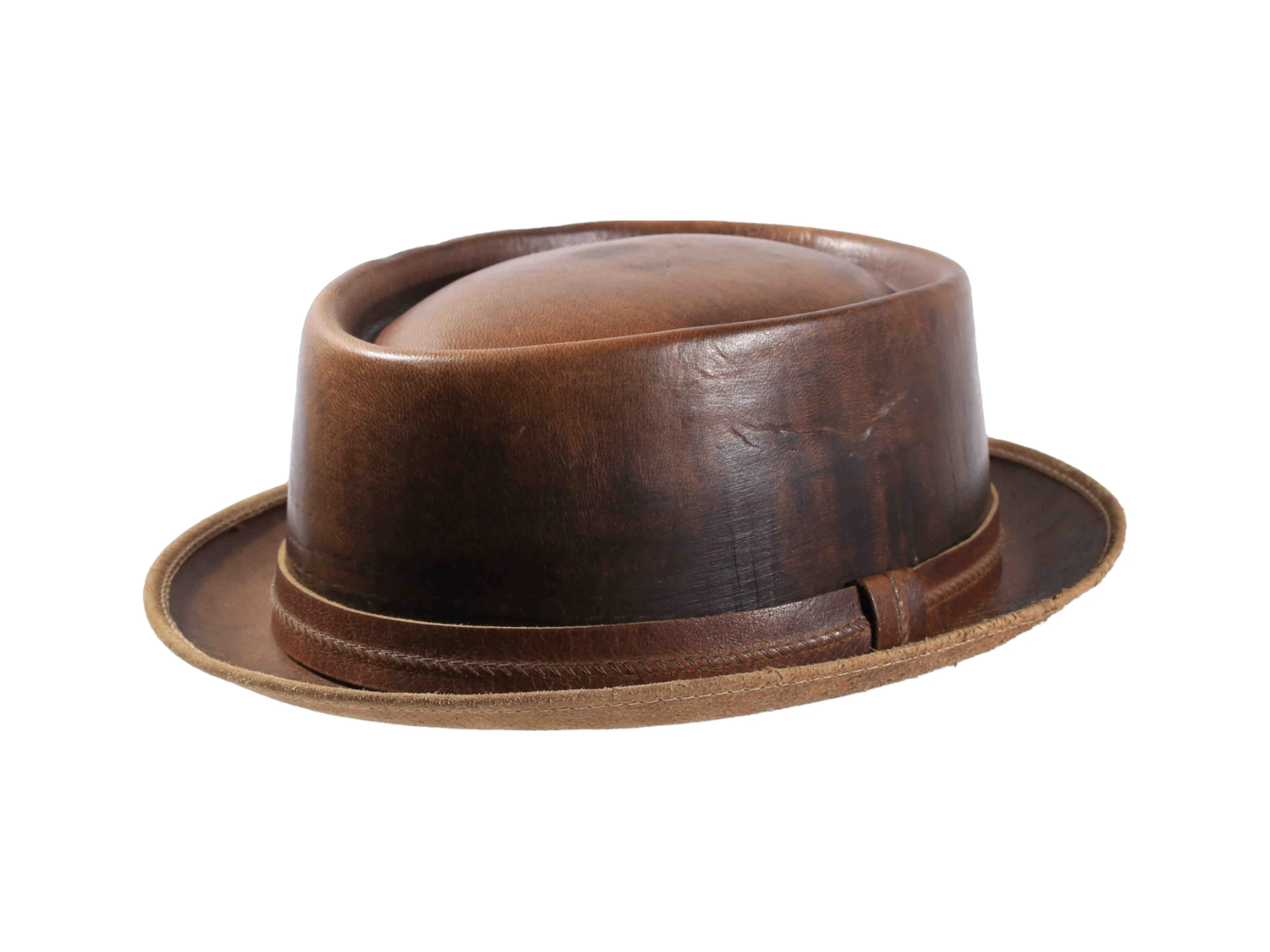 Porkpie Hirsch-Leder "Cervo"